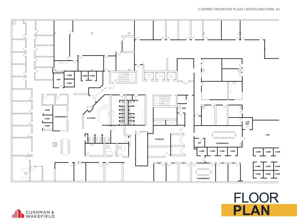 3 Garret Mountain Plz, Woodland Park, NJ à louer Plan d’étage– Image 1 sur 1