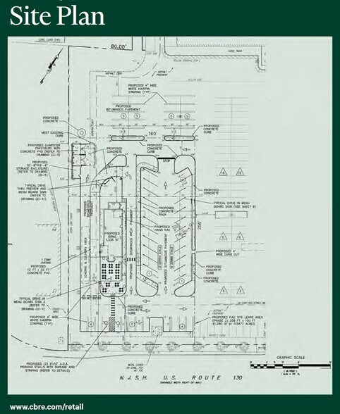 1101 Route 130 S, Cinnaminson, NJ à louer - Plan d’étage type – Image 2 sur 4