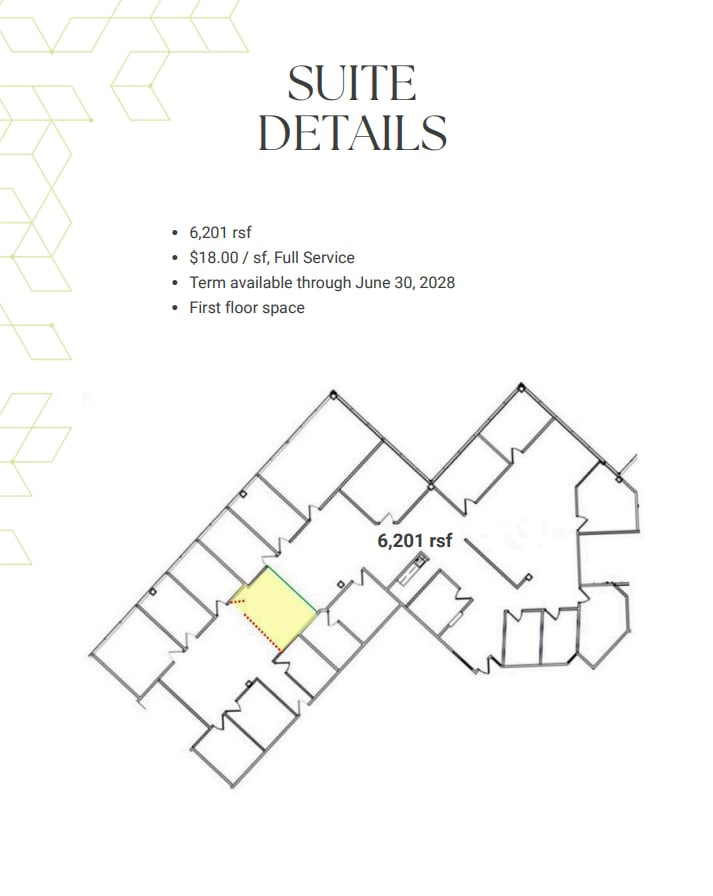 4198 Cox Rd, Glen Allen, VA à louer Plan d’étage– Image 1 sur 1
