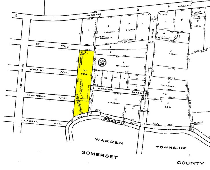 1 Bay St, Stirling, NJ à louer - Plan cadastral – Image 2 sur 5