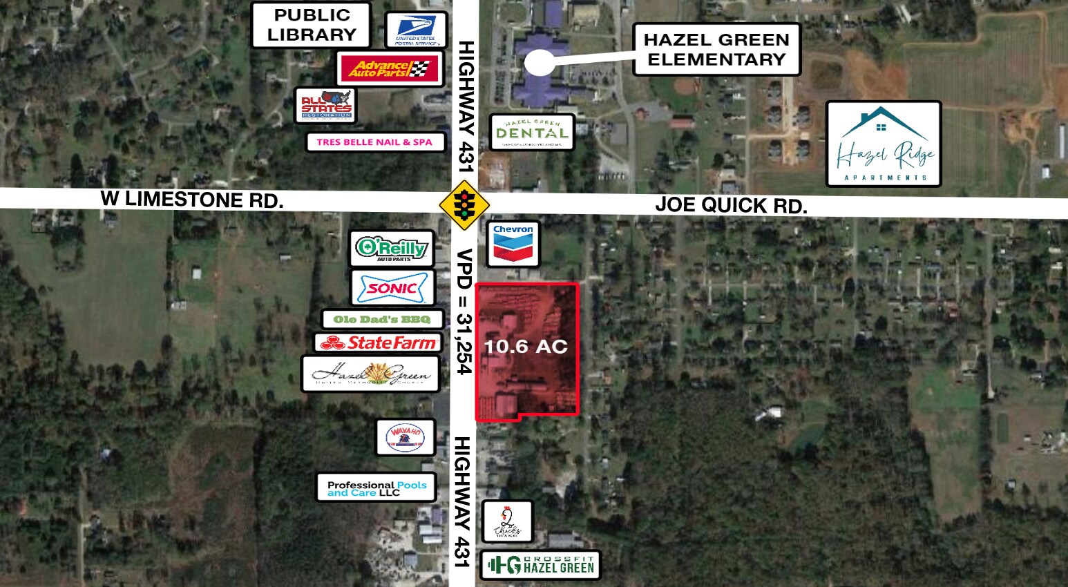 US-431, Hazel Green, AL à vendre Photo principale– Image 1 sur 3
