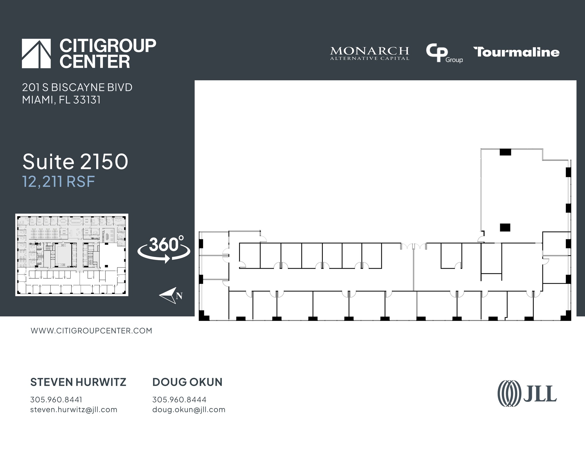 201 S Biscayne Blvd, Miami, FL à louer Plan de site– Image 1 sur 1