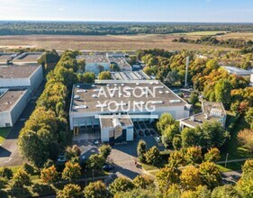 Bussy-Saint-Georges - Vue aérienne vue de carte