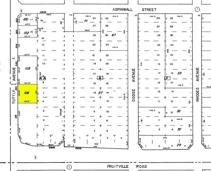 220 N Tuttle Ave, Sarasota, FL à vendre - Plan cadastral – Image 2 sur 6