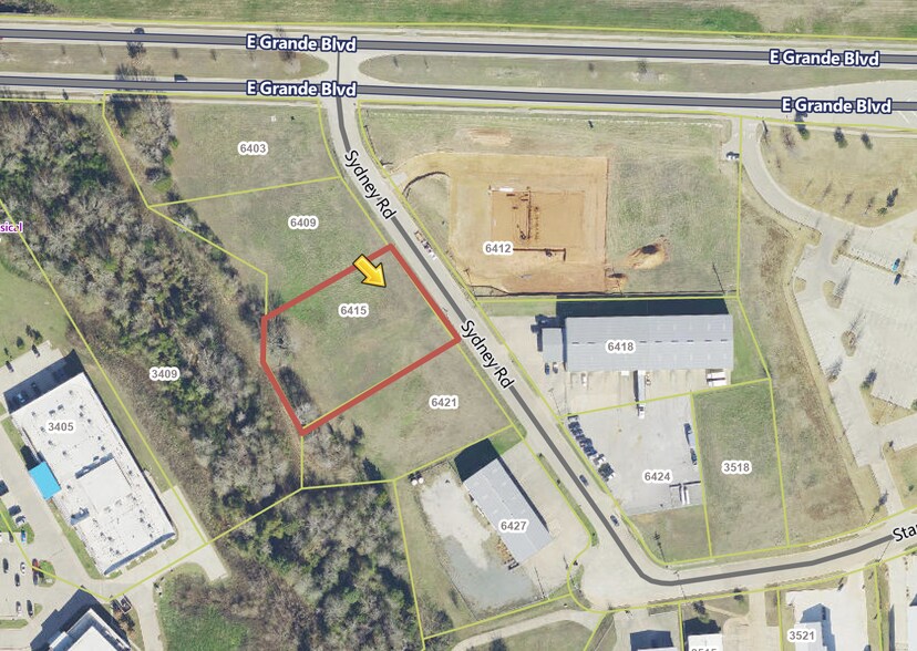 6415 Sydney Rd, Tyler, TX à vendre - Aérien – Image 1 sur 2