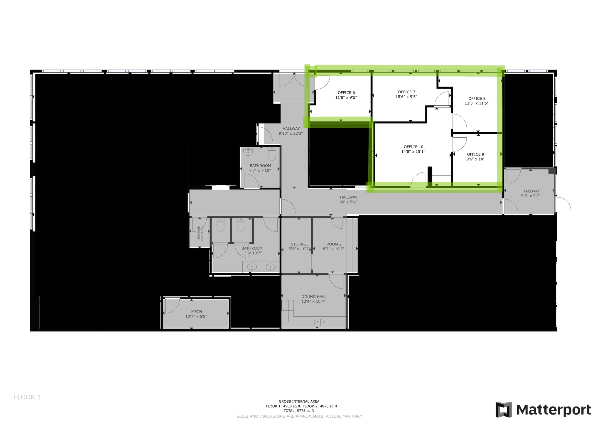 2408 Electric Rd, Roanoke, VA à louer Plan d’étage– Image 1 sur 1
