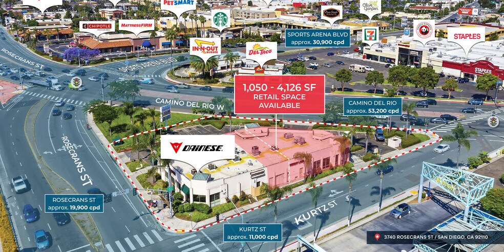 3740 Rosecrans Ctr, San Diego, CA à louer - Photo de l’immeuble – Image 1 sur 1