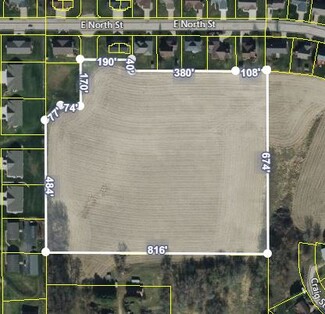 Plus de détails pour Approx 10 Acres North & Thomas Streets, Dodgeville, WI - Terrain à vendre