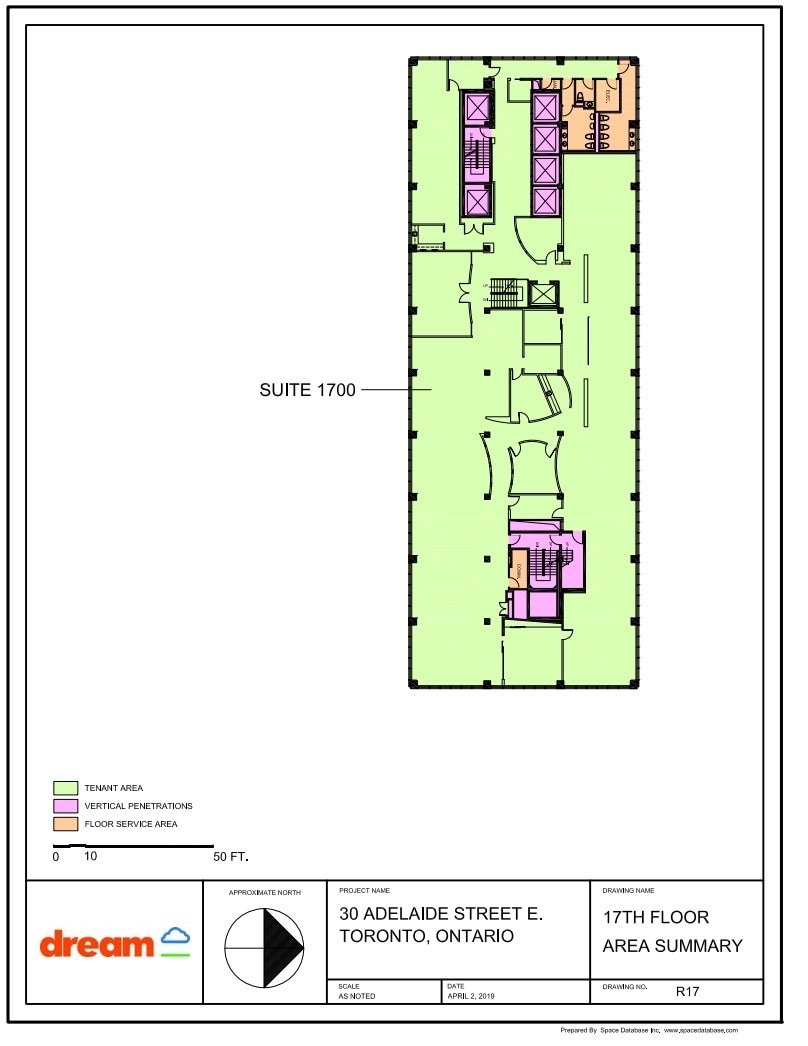 30 Adelaide St E, Toronto, ON à louer Plan d’étage– Image 1 sur 1