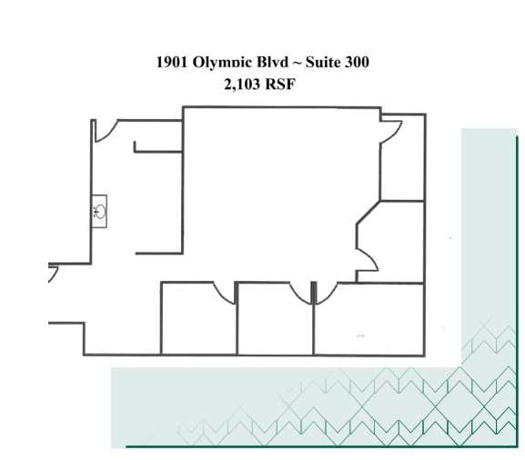 1901 Olympic Blvd, Walnut Creek, CA à louer Plan d’étage– Image 1 sur 1