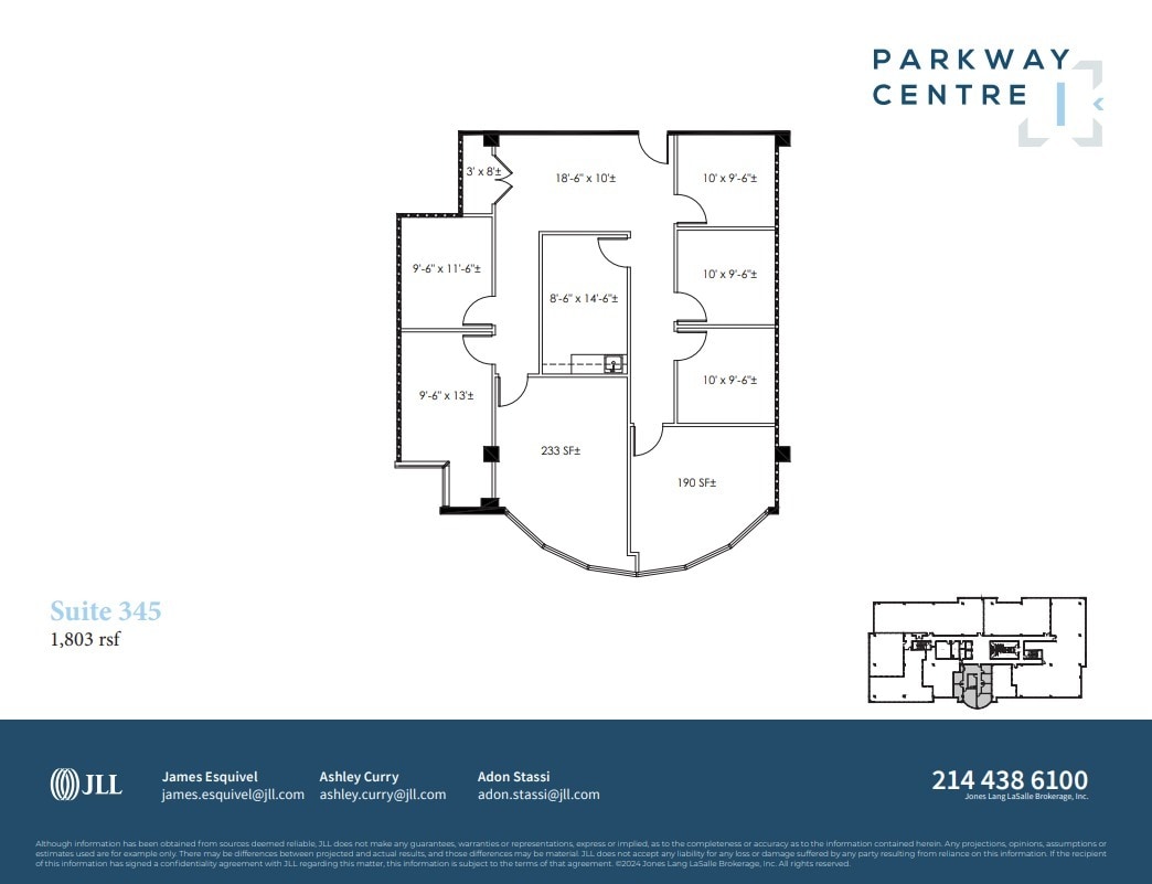 2901 N Dallas Pky, Plano, TX à louer Plan d’étage– Image 1 sur 1
