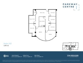 2901 N Dallas Pky, Plano, TX à louer Plan d’étage– Image 1 sur 1