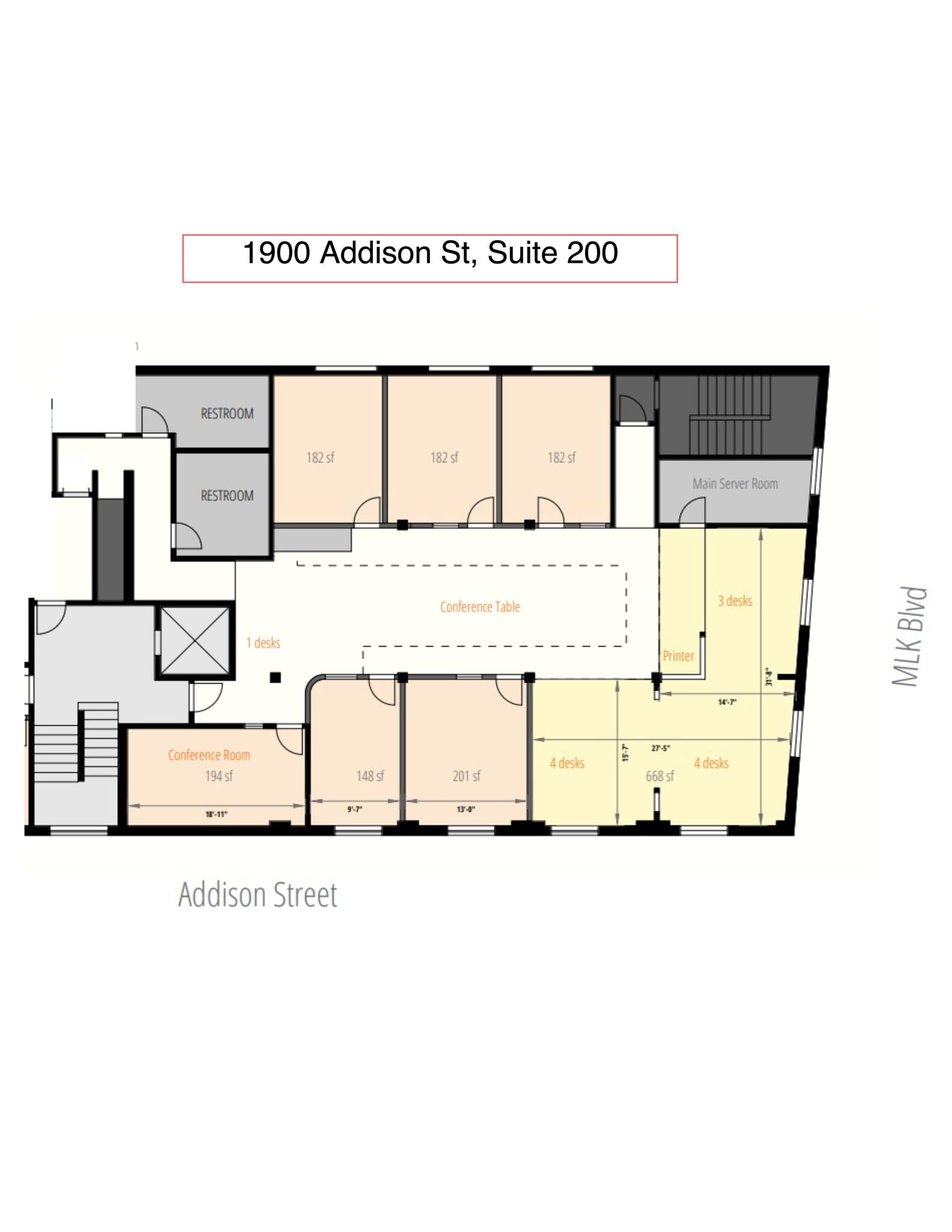 1900 Addison St, Berkeley, CA à louer Plan de site– Image 1 sur 9