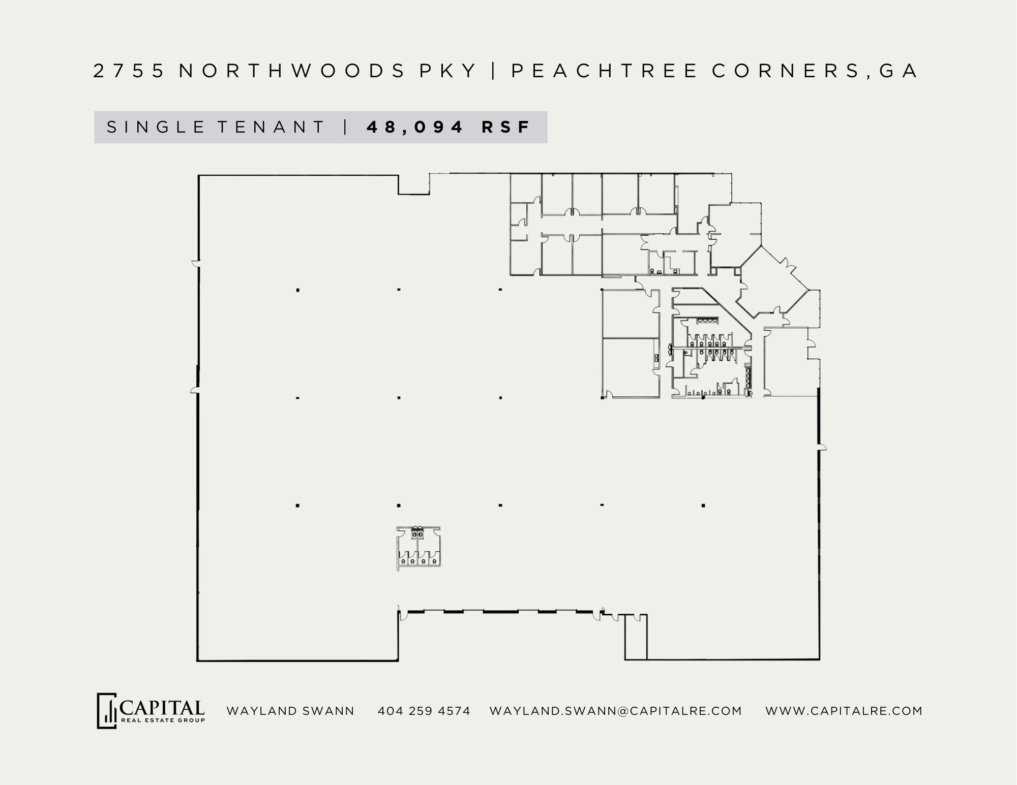 2755 Northwoods Pky, Peachtree Corners, GA à louer Plan d’étage– Image 1 sur 1