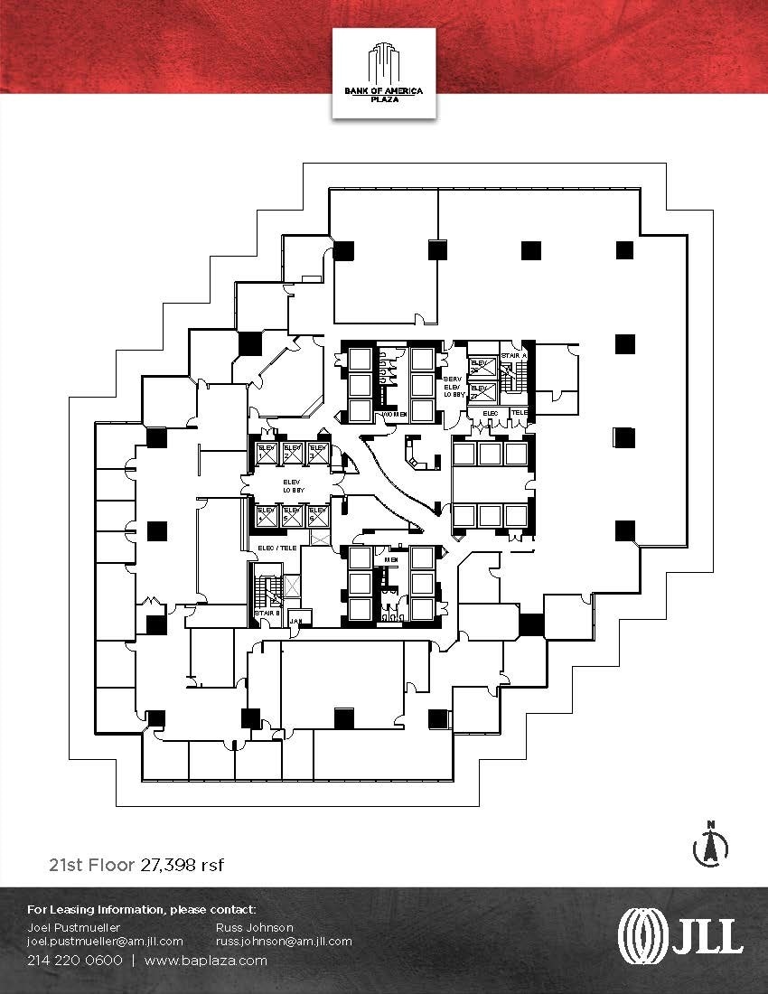 901 Main St, Dallas, TX à louer Plan d’étage– Image 1 sur 1