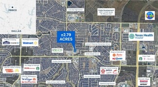 Plus de détails pour NEC Eldorado & Teel Pky, Frisco, TX - Terrain à vendre