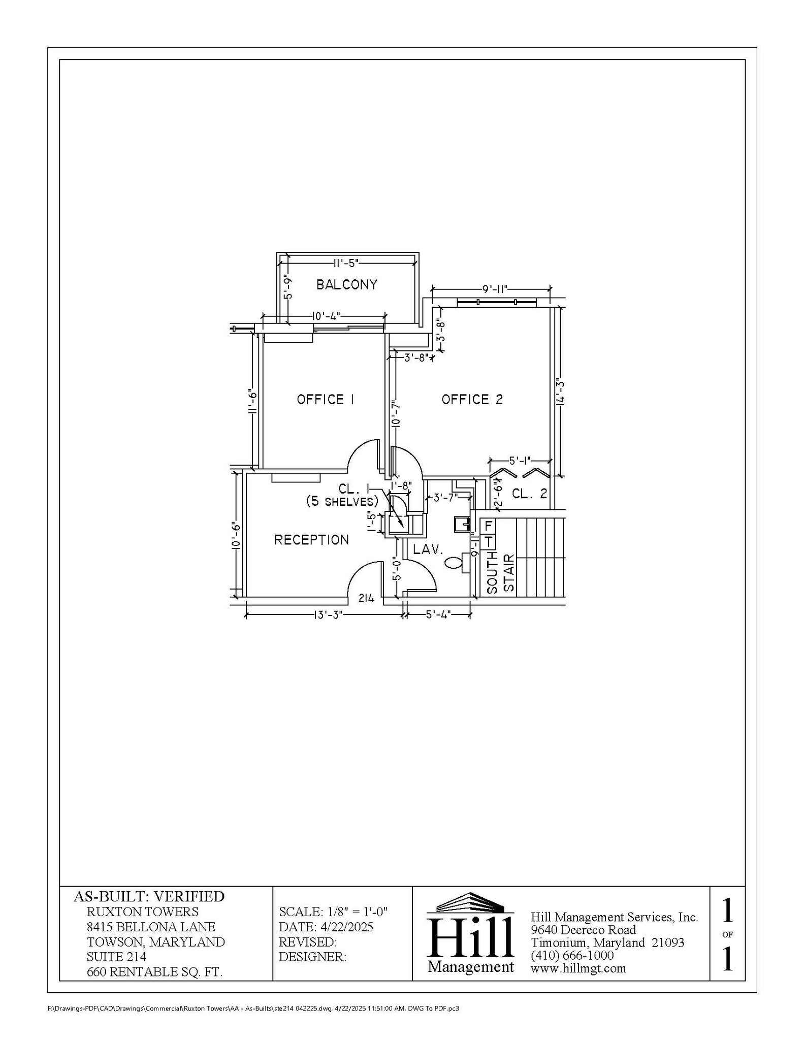 8415 Bellona Ln, Towson, MD à louer Plan d’étage– Image 1 sur 1