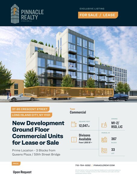 37-20 Crescent St, Long Island City, NY à louer - Plan de site – Image 3 sur 3