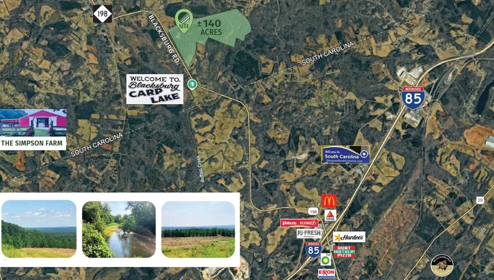2957 Blacksburg rd, Grover, NC à vendre - Aérien – Image 2 sur 3
