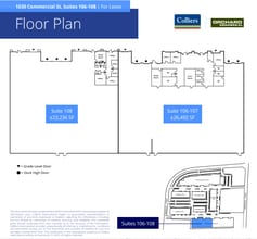 1030 Commercial St, San Jose, CA à louer Plan d’étage– Image 1 sur 1