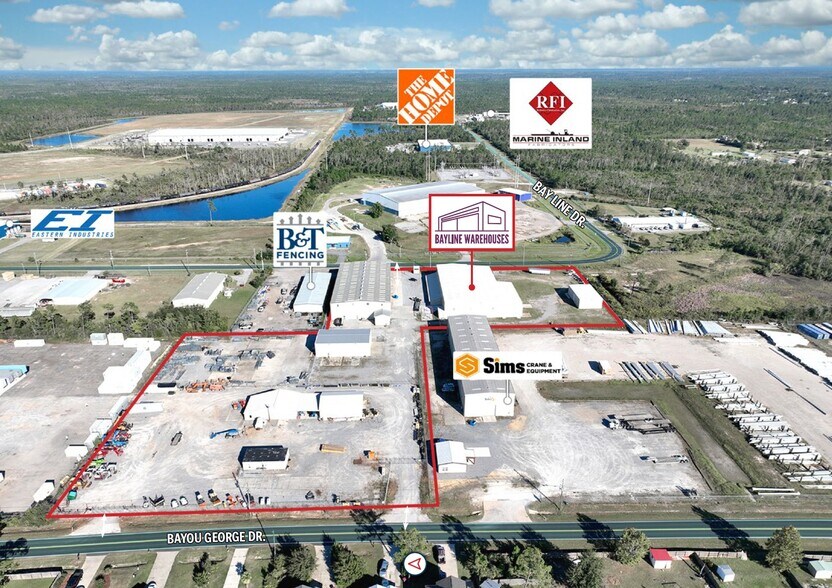 6521 Bay Line Dr, Panama City, FL à vendre - Aérien – Image 3 sur 4