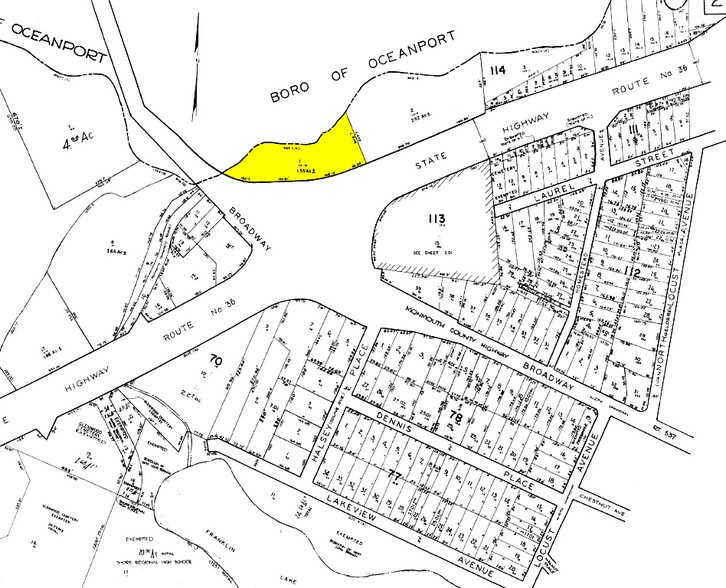 2 Meridian Rd, Eatontown, NJ à louer - Plan cadastral – Image 2 sur 3