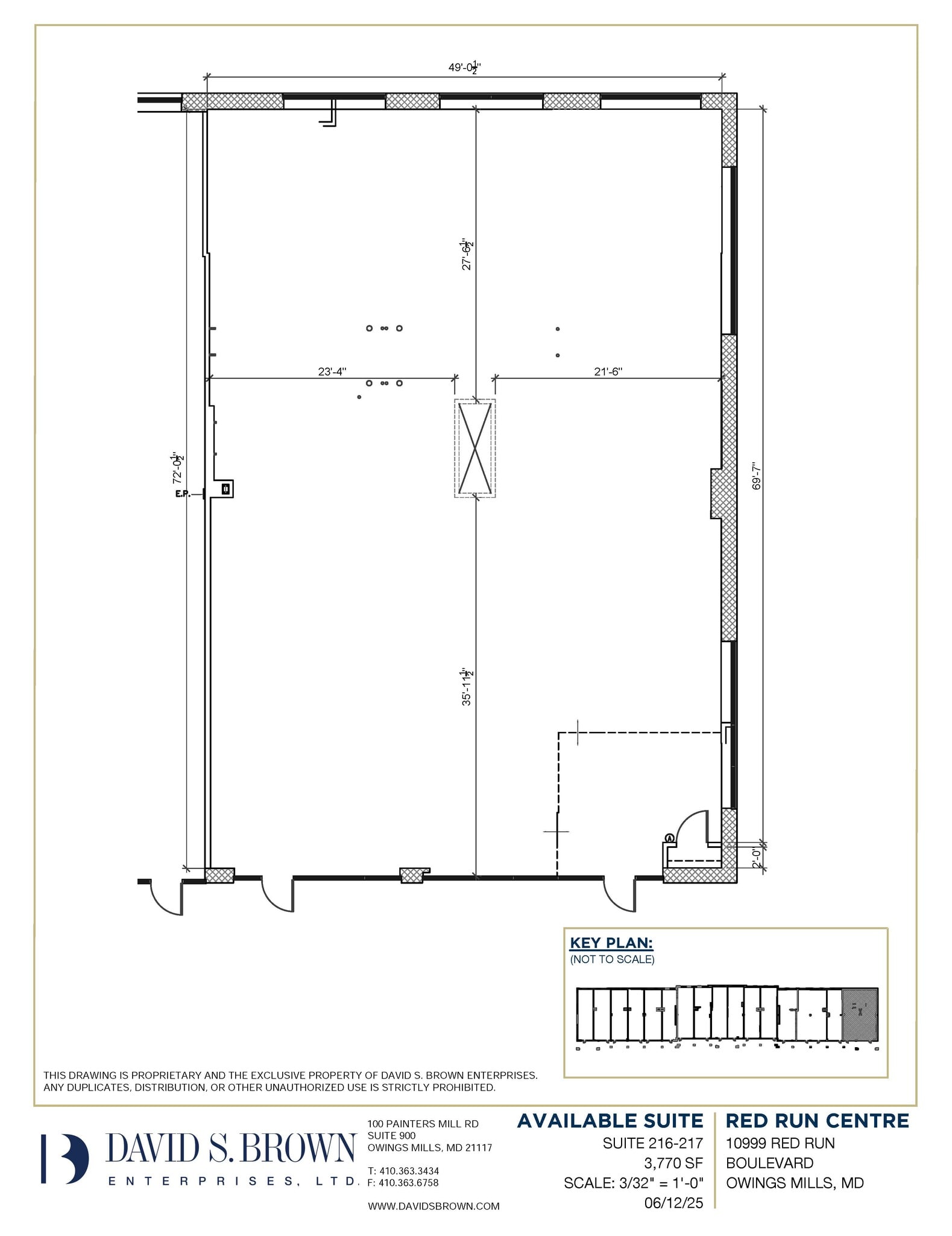 10999 Red Run Blvd, Owings Mills, MD à louer Plan d’étage– Image 1 sur 1