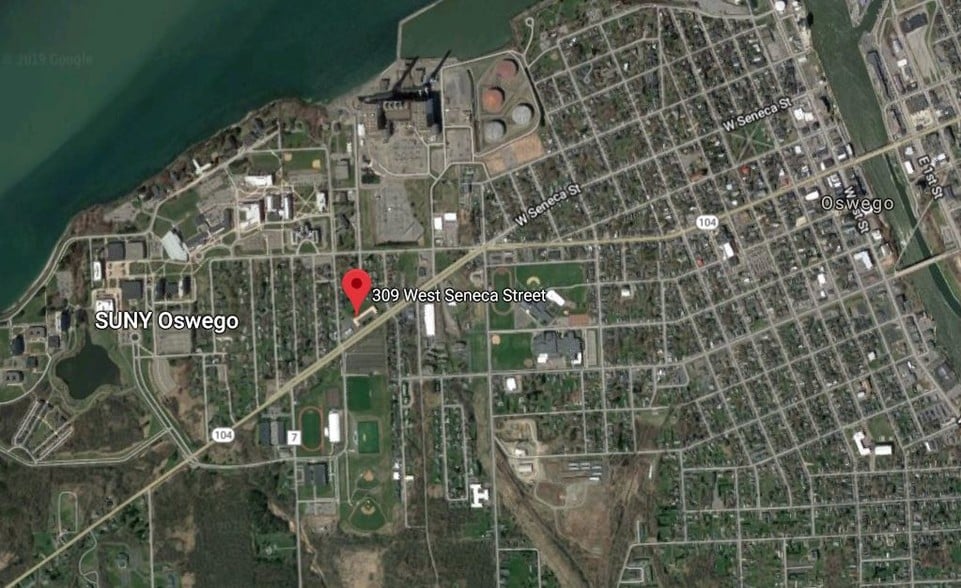 309 W Seneca St, Oswego, NY à vendre - Aérien – Image 3 sur 3