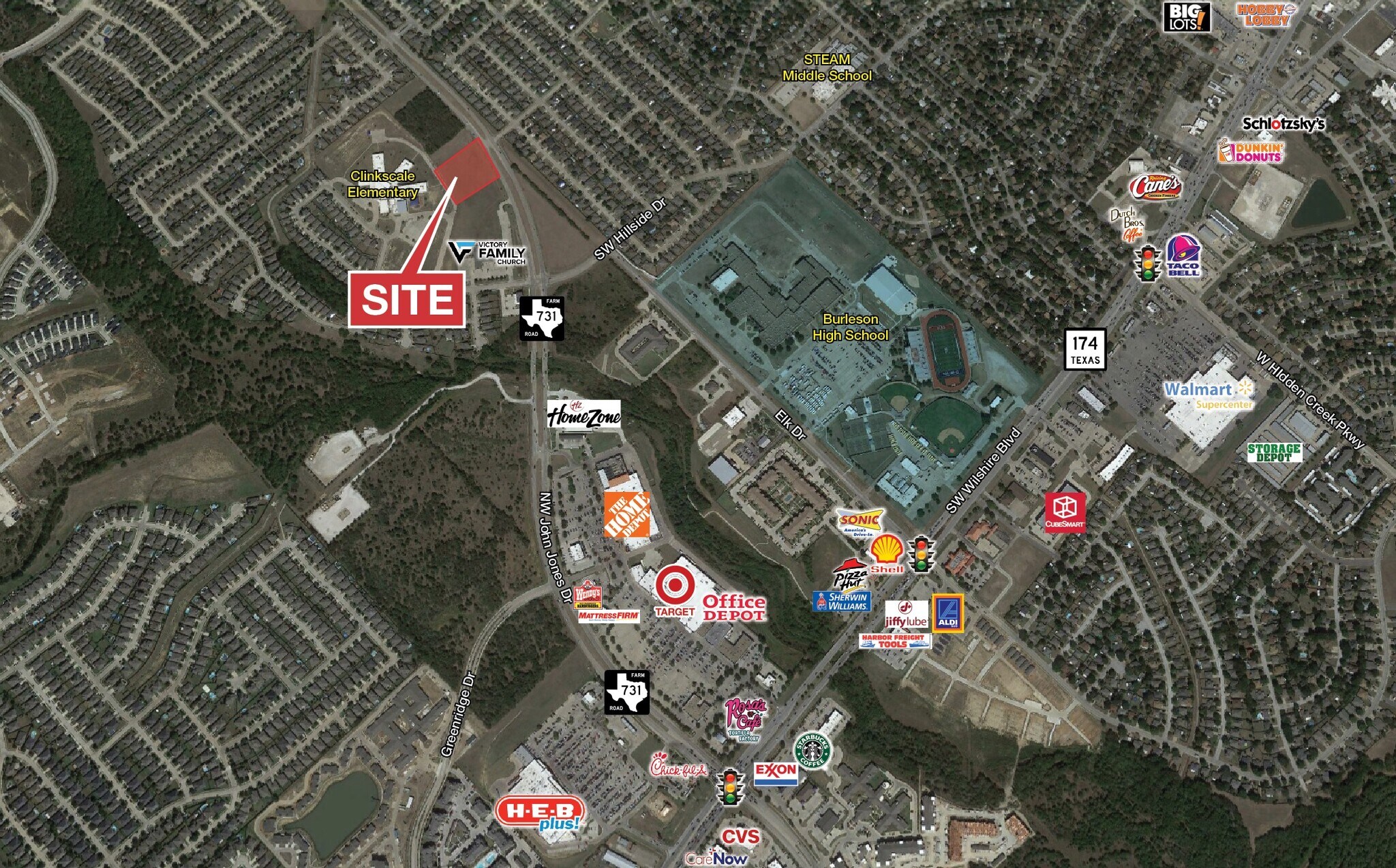 455 NW John Jones Dr, Burleson, TX à vendre Photo principale– Image 1 sur 2