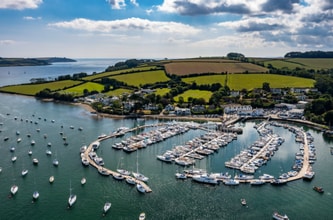 Penarrow Road, Falmouth, CON - Vue aérienne vue de carte