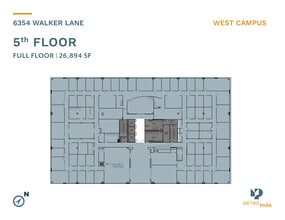 6354 Walker Ln, Alexandria, VA à louer Plan d’étage– Image 1 sur 7