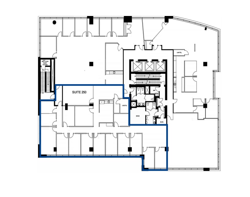 903 8th Ave SW, Calgary, AB à louer Plan d’étage– Image 1 sur 1