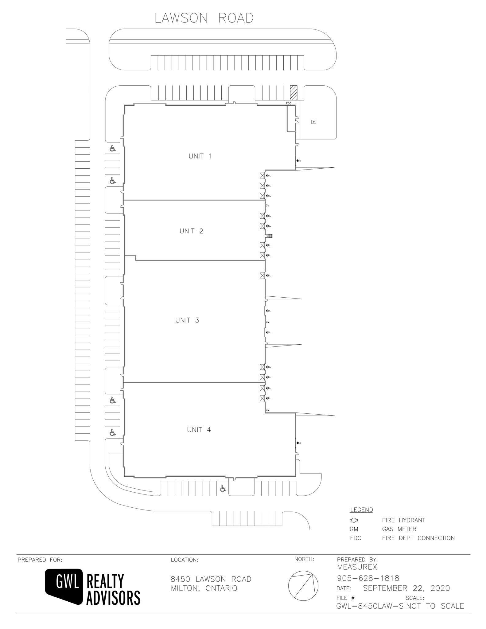 8450 Lawson Rd, Milton, ON à louer Plan de site– Image 1 sur 1