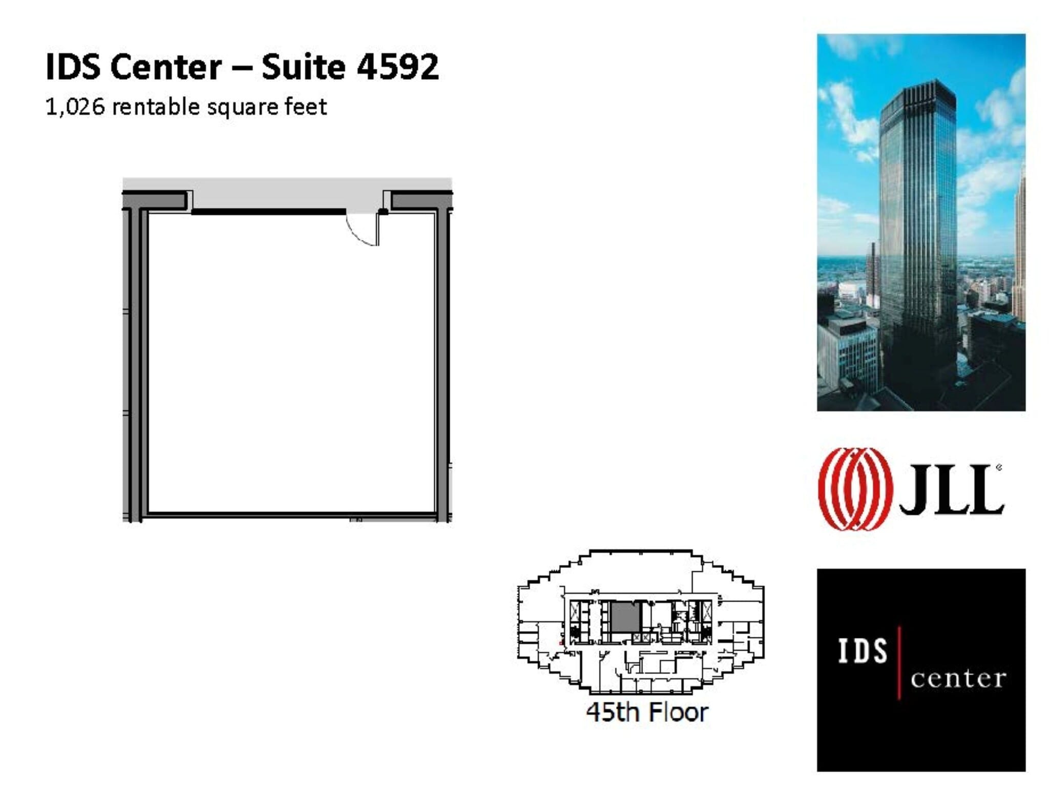 80 S 8th St, Minneapolis, MN à louer Plan d’étage– Image 1 sur 1