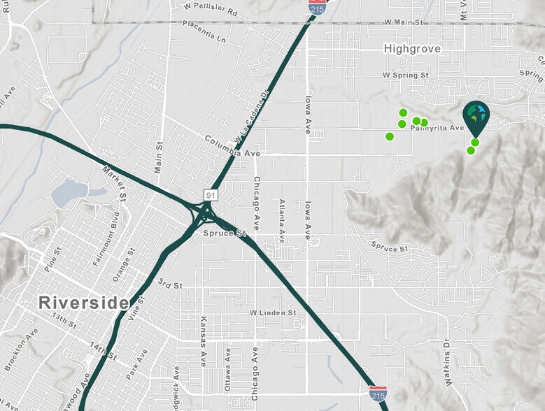 1188 Mount Vernon Ave, Riverside, CA à louer - Aérien – Image 2 sur 2