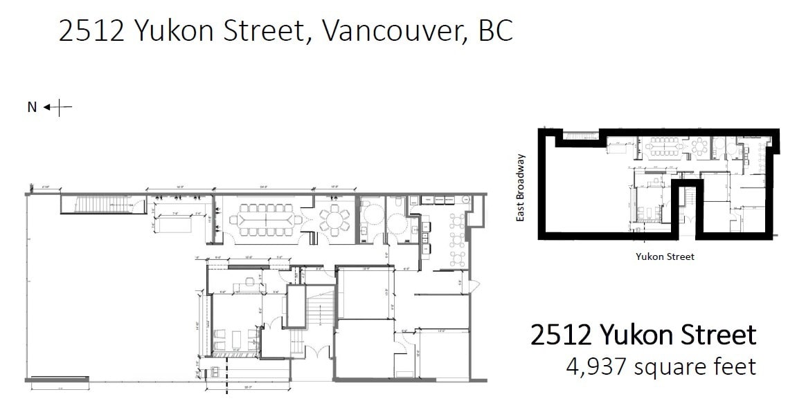 2512 Yukon St, Vancouver, BC à louer Plan d’étage– Image 1 sur 1