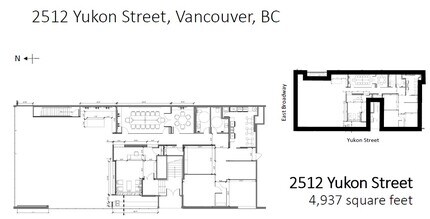 2512 Yukon St, Vancouver, BC à louer Plan d’étage– Image 1 sur 1