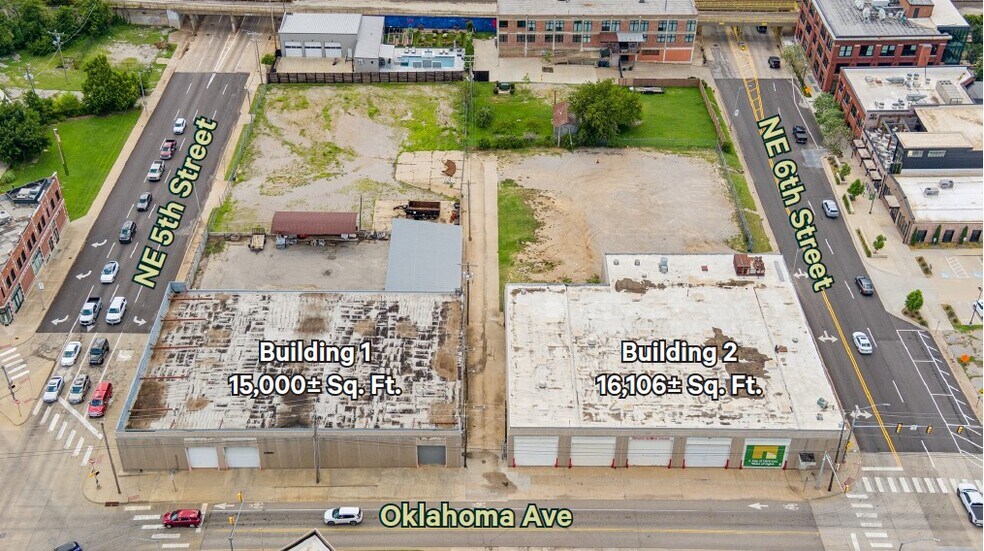 601 & 621 N Oklahoma Ave portefeuille de 2 biens à vendre sur LoopNet.fr - Aérien – Image 2 sur 4