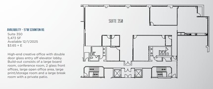 9710 Scranton Rd, San Diego, CA à louer Plan d’étage– Image 1 sur 1