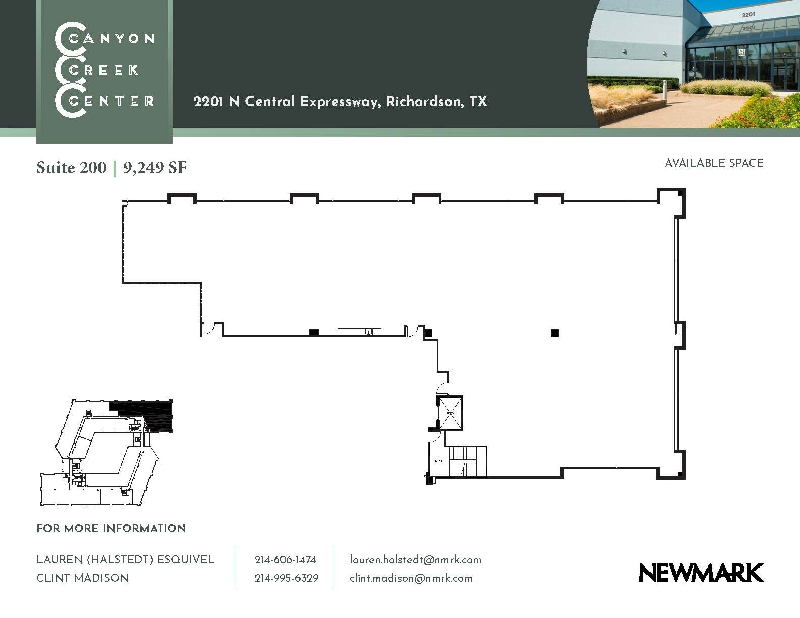 2201 N Central Expy, Richardson, TX à vendre Plan d’étage– Image 1 sur 1