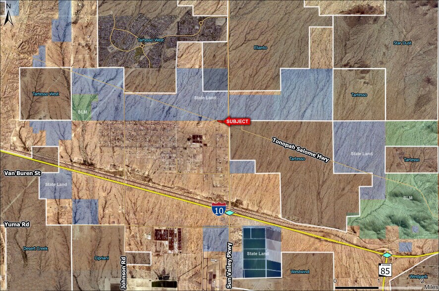 SEC McDowell Rd & Tonopah Salome Hwy, Buckeye, AZ à vendre - Aérien – Image 2 sur 4