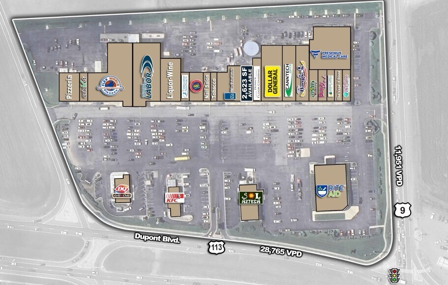12-40 Georgetown Plz, Georgetown, DE à louer - Plan de site – Image 3 sur 11