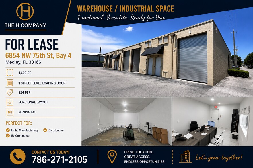 6854 NW 75th St, Medley, FL à louer - Photo de l’immeuble – Image 2 sur 6