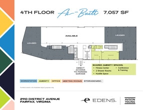 2905 District Ave, Fairfax, VA à louer Plan d’étage– Image 1 sur 1