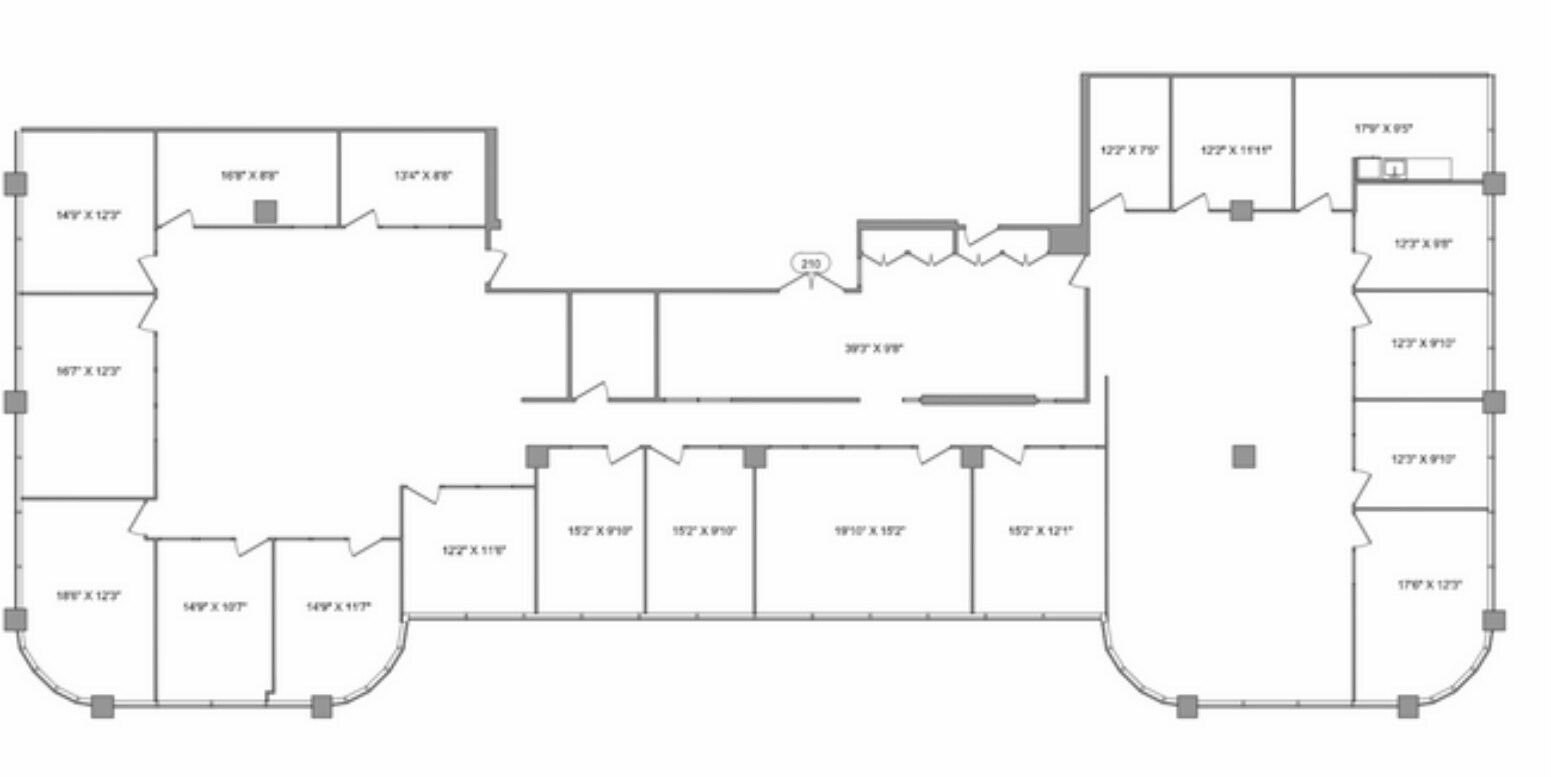 5945-5955 Airport Rd, Mississauga, ON à louer Plan d’étage– Image 1 sur 1