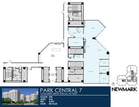 12750 Merit Dr, Dallas, TX à louer Plan d’étage– Image 1 sur 1