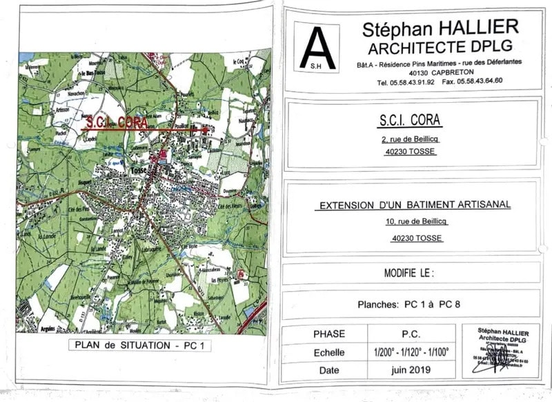 Industriel/Logistique dans Tosse à vendre - Plan d’étage – Image 3 sur 11