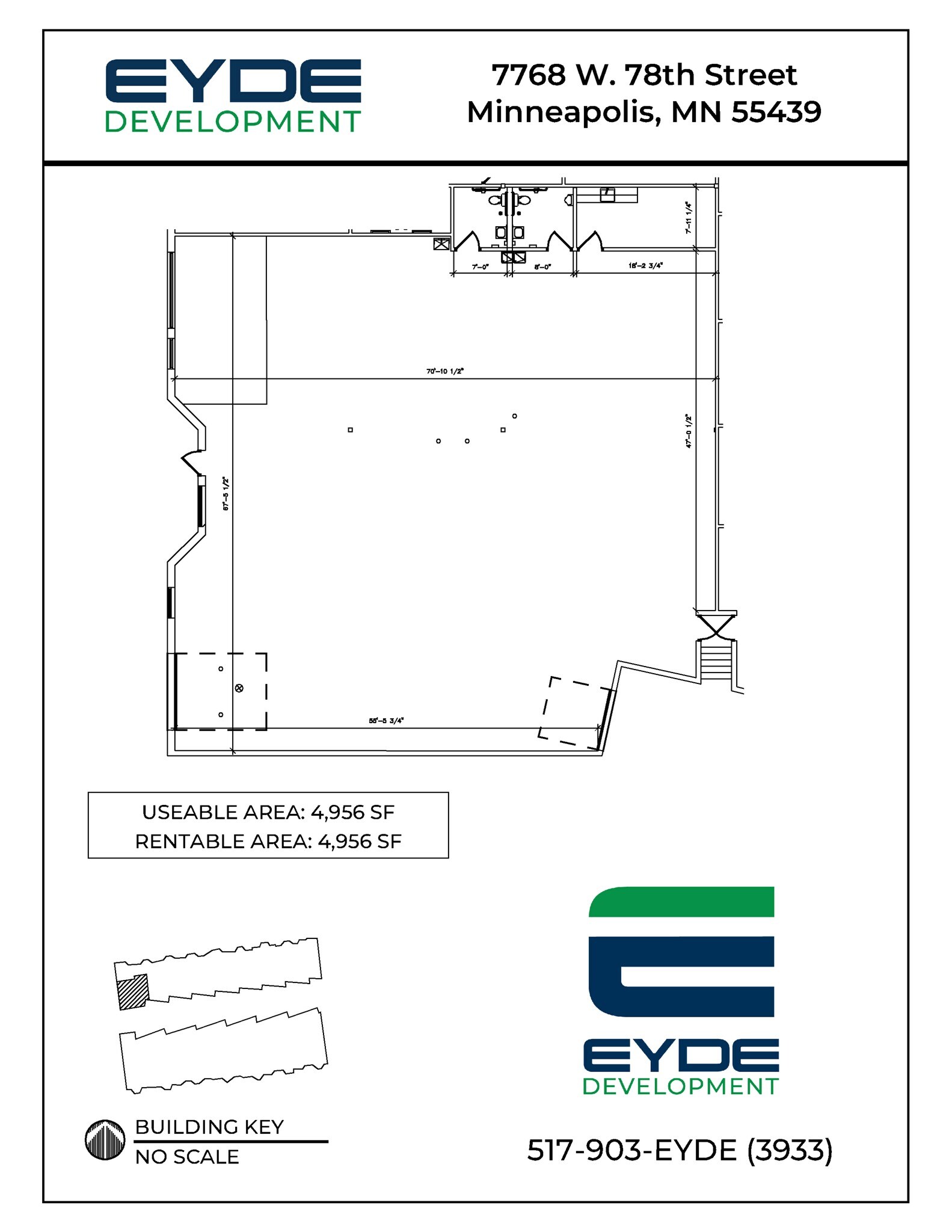 7700-7768 W 78th St, Minneapolis, MN à louer Plan de site– Image 1 sur 5