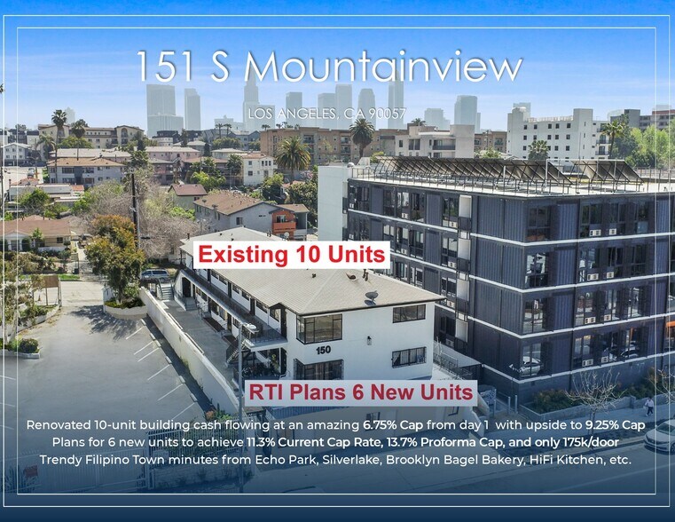 151 S Mountain Vw, Los Angeles, CA à vendre - Photo de l’immeuble – Image 1 sur 17