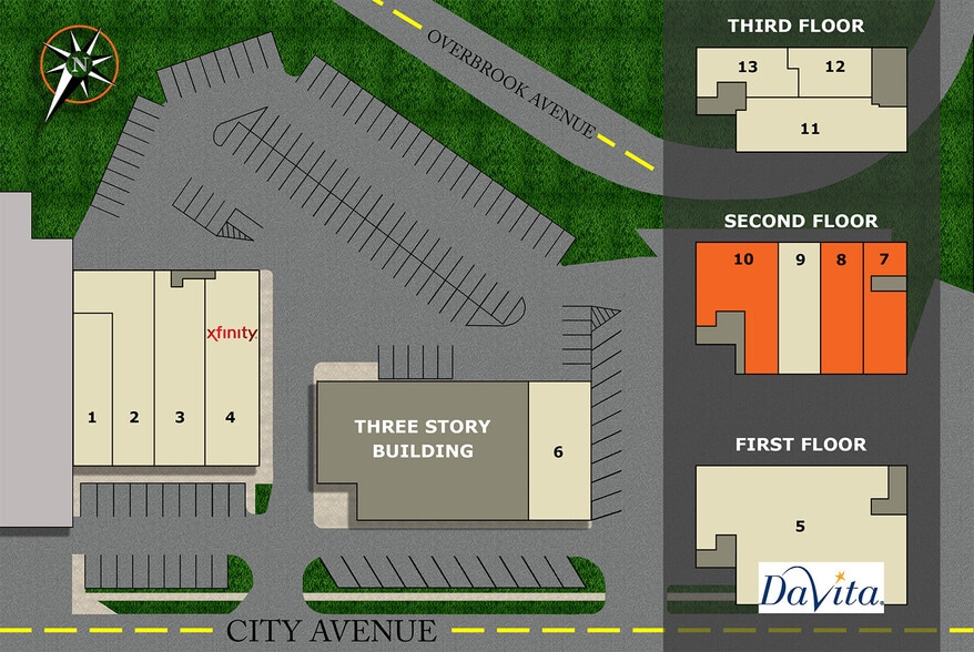 4500-4520 City Ave, Philadelphia, PA à louer - Plan de site – Image 2 sur 2